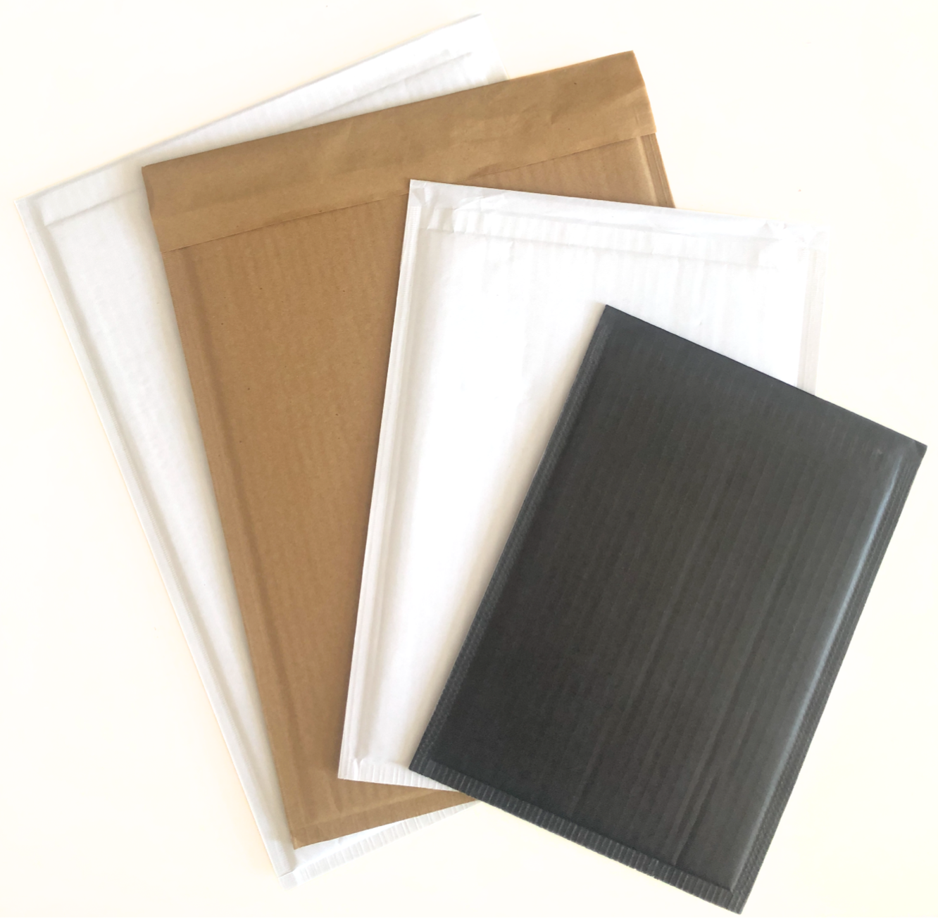 220 x 330mm Enviroflute White Peel & Seal Padded Pocket EF3/F