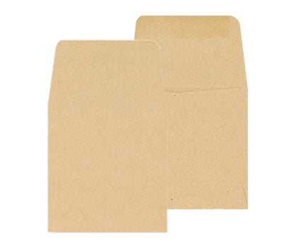60 x 60mm  ExMill Manilla Gummed Flap Wallet EM131