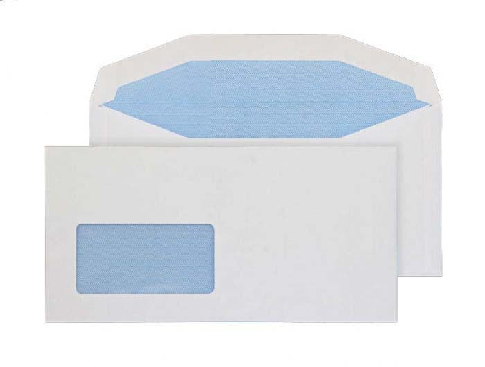 114 x 229mm Pennine White Window Gummed Wallet 3704