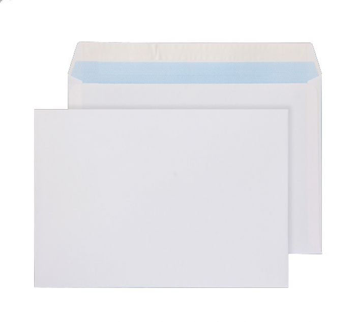 162 x 229mm C5 Snowdonia White Peel & Seal Wallet 3873