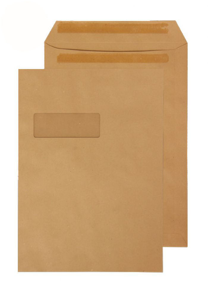 324 x 229mm C4 Grampian Manilla Window Self Seal Pocket 4976