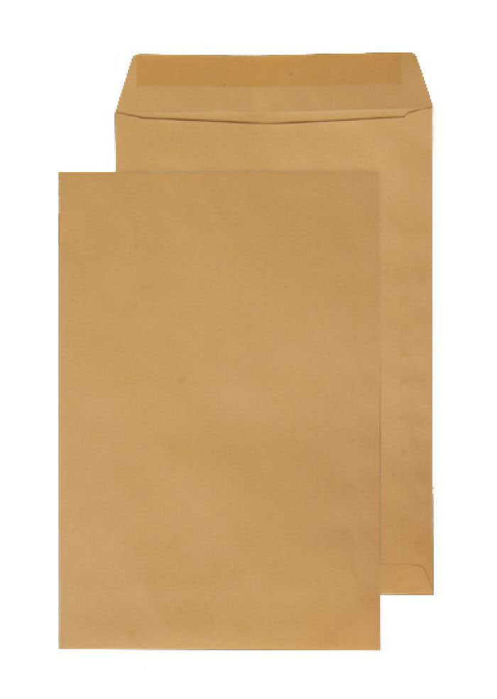 406 x 305mm Grampian Manilla Gummed Pocket 4989