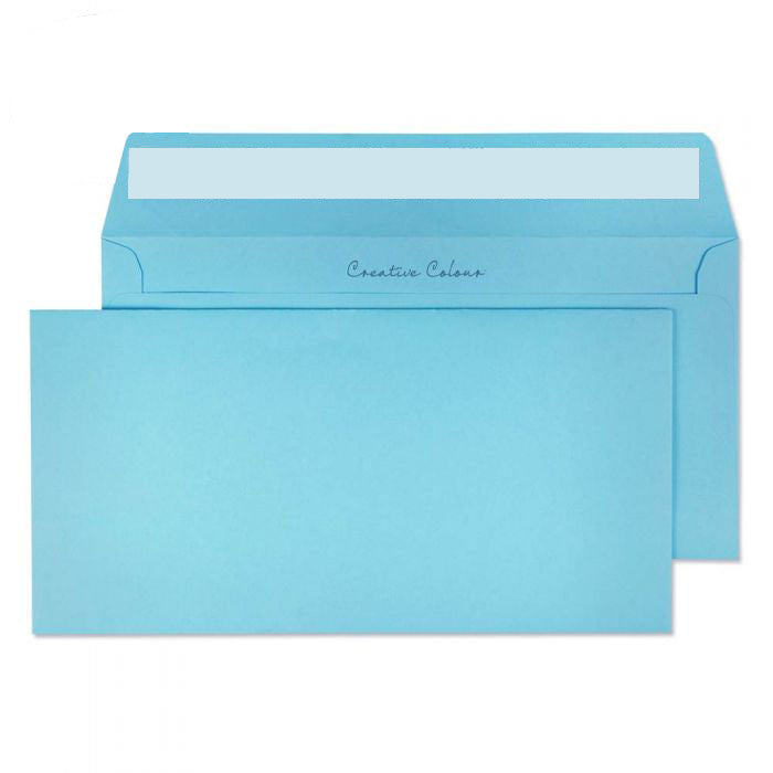 114 x 229mm Cascade Cotton Blue Peel & Seal Wallet 5218