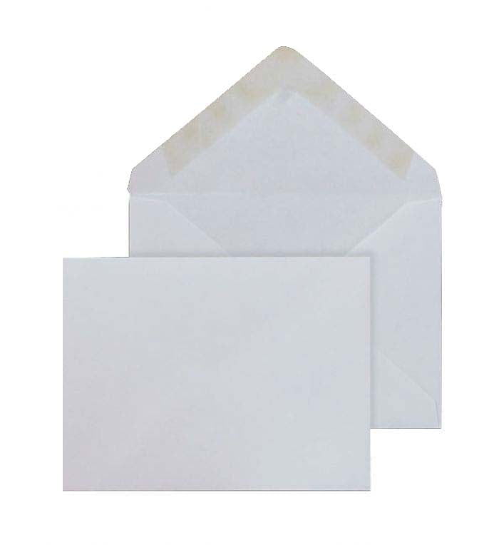 89 x 127mm  Brocken White Gummed Diamond flap 6803