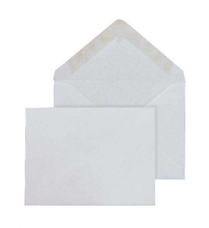 81 x 112mm Brocken White Gummed Diamond flap 6857