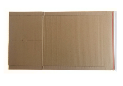BWR03 245 x 165 x (20-70) Reusable Book Wrap Brown 400gsm corrugated board Peel & Seal