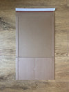 BWR03 245 x 165 x (20-70) Reusable Book Wrap Brown 400gsm corrugated board Peel & Seal