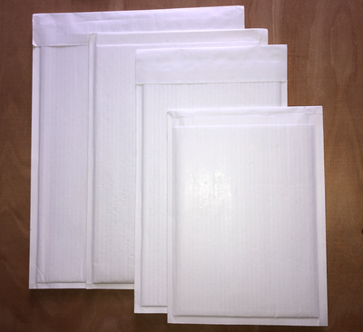 180 x 260mm  Enviroflute White Peel & Seal Padded Pocket EF1/D