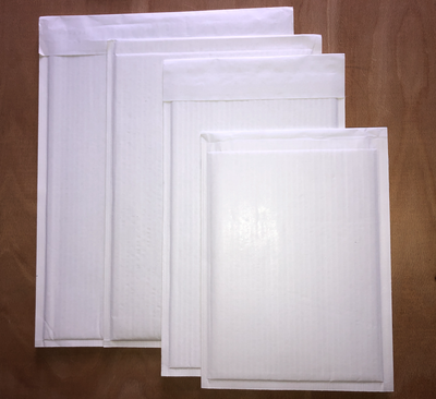 180 x 265mm  Enviroflute White Peel & Seal Padded Pocket EF1/D