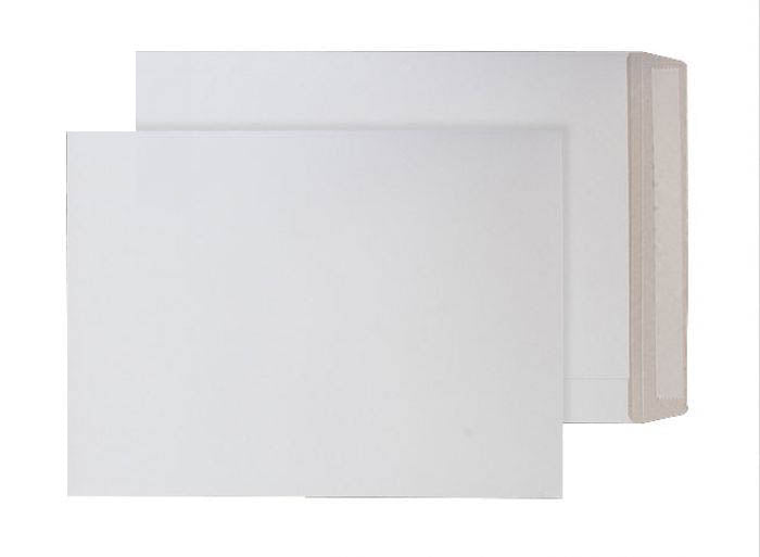 324 x 229mm C4 Himalayan White Peel & Seal All-board Pocket 1101