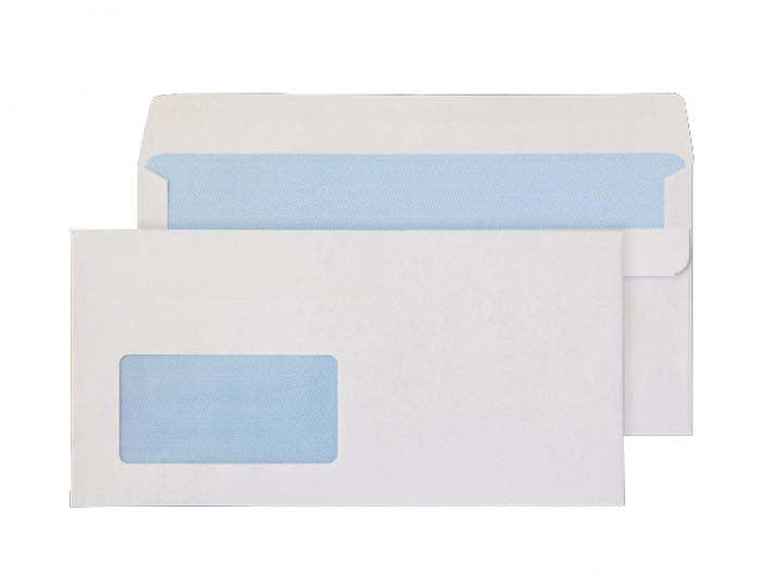 114 x 229mm  Ben Nevis White Window Self Seal Wallet 3414