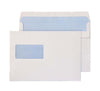 162 x 238mm  Ben Nevis White Window Self Seal Wallet [Pack 500] 3424