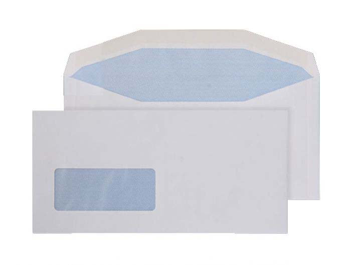 114 x 235mm  Pennine White Window Gummed Wallet 3718