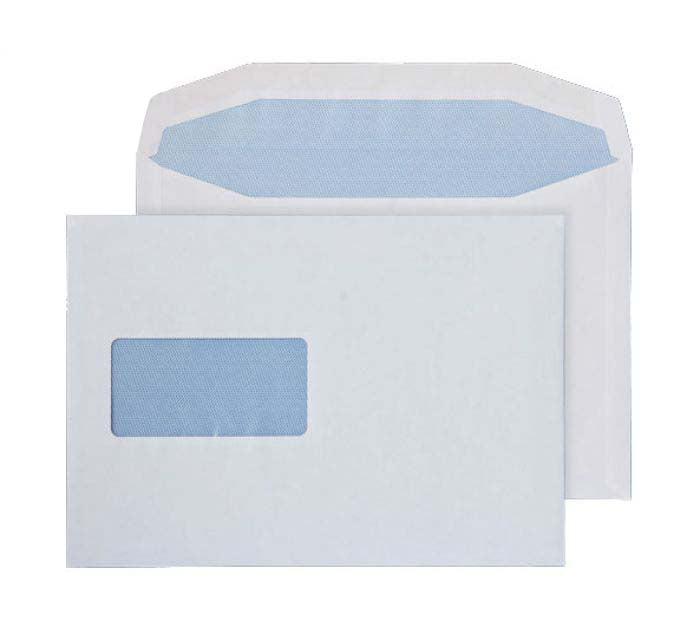 162 x 229mm C5 Tabor Plus White Window Gummed Wallet [Pack 500] 3734