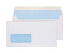 110 x 220mm DL Snowdonia White Window Peel & Seal Wallet 3870
