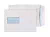 229 x 162mm C5 Ben Nevis White Window Self Seal Pocket 4438