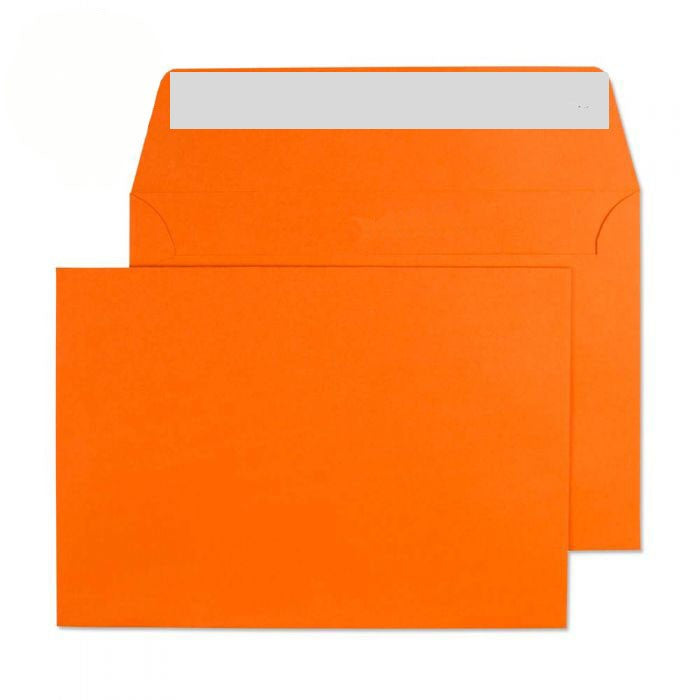 114 x 162mm C6 Cascade Sunset Orange Peel & Seal Wallet 5105