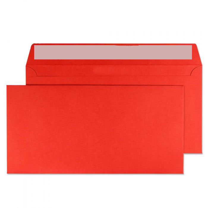 114 x 229mm  Cascade Pillar Box Red Peel & Seal Wallet 5206