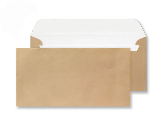 114 x 229mm  Cascade Gold Metallic Peel & Seal Wallet 5213