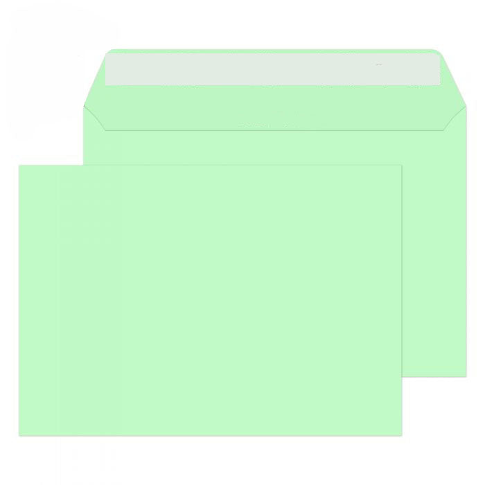 162 x 229mm C5 Cascade Apple Green Peel & Seal Wallet 5317