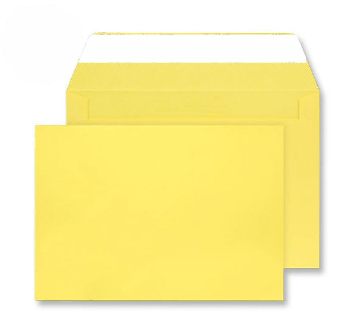229 x 324mm C4 Cascade Canary Yellow Peel & Seal Wallet 5403