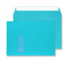 229 x 324mm C4 Cascade Pacific Blue Window Peel & Seal Wallet 5409W