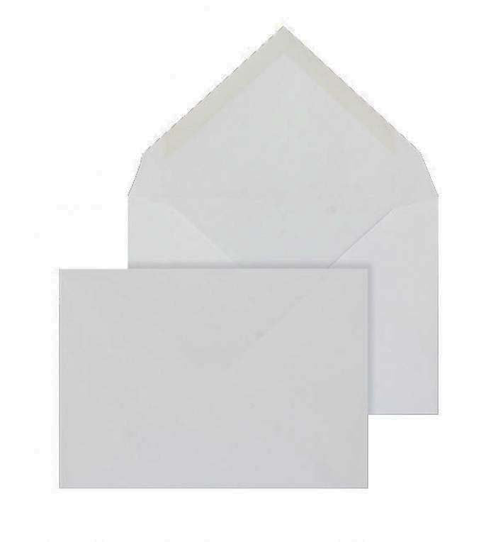 114 x 162mm C6 Brocken White Gummed Diamond flap 6816