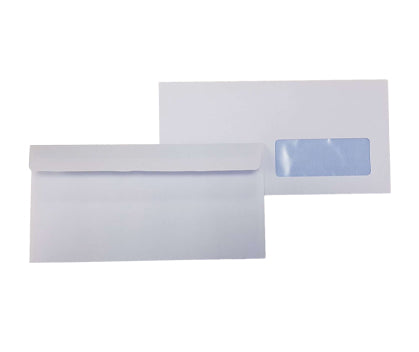 110 x220 mm DL Exmill White Peel & Seal Wallet EM255